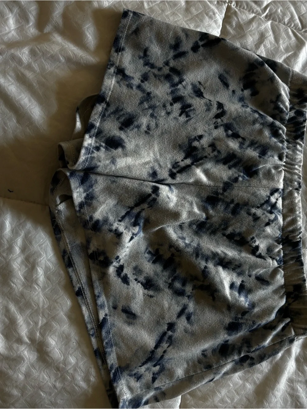 Lucky Brand Tie-Dye Jogger Pants - Gray & Black and shorts.